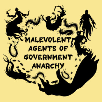 MAGA: Malevolent Agents of Government Anarchy T-Shirt Design