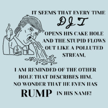 DJT Cake Hole T-Shirt Design