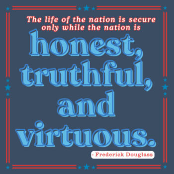 Frederick Douglass Quote Design
