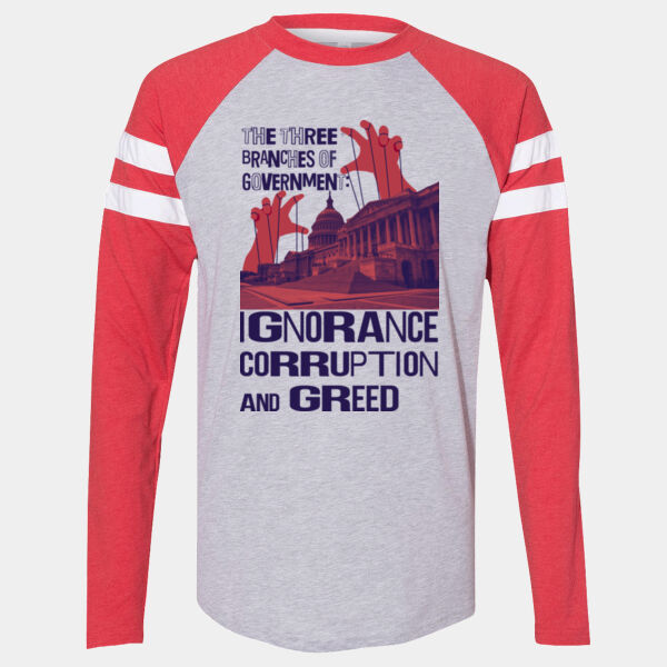 Three Branches of Government Varsity Long Sleeve Tee Thumbnail