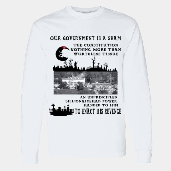 Our Government Is A Sham Long Sleeve T-Shirt Thumbnail